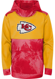 Kansas City Chiefs Youth Red All Out Blitz Long Sleeve Hoodie