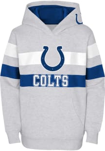 Indianapolis Colts Youth Grey Dynamic Duo Long Sleeve Hoodie