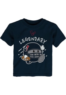 Houston Texans Toddler Navy Blue The Legend Short Sleeve T-Shirt