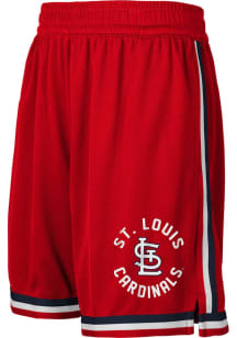 St Louis Cardinals Youth Red Hit Home Shorts
