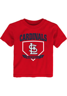 St Louis Cardinals Infant Home Runner Short Sleeve T-Shirt Red