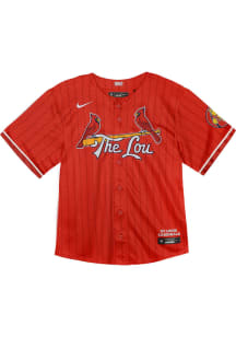 Nike St Louis Cardinals Baby Red City Connect Limited Blank Jersey Baseball Jersey