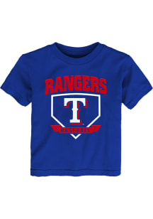 Texas Rangers Infant Home Runner Short Sleeve T-Shirt Blue