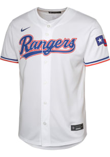 Nike Texas Rangers Youth White Home Limited Blank Jersey