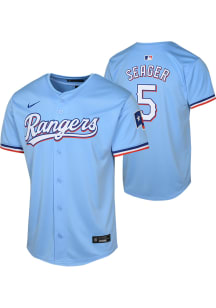 Corey Seager  Nike Texas Rangers Youth Light Blue Alt Limited Jersey