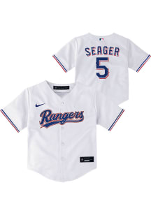 Corey Seager  Texas Rangers Toddler White Home Replica Jersey