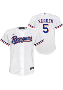 Corey Seager  Nike Texas Rangers Youth White Home Replica Jersey