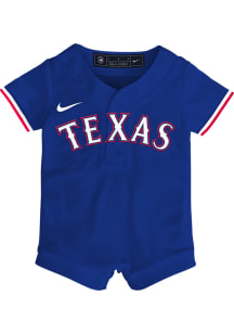 Nike Texas Rangers Baby Light Blue Alt Replica Romper Jersey Baseball Jersey