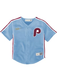PHI Phillies Tdlr Light Blue Blank Cooperstown Jersey
