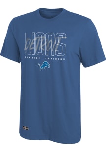 Detroit Lions Blue FAMOUS Short Sleeve T Shirt