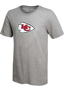 Kansas City Chiefs Grey STADIUM LOGO Short Sleeve T Shirt