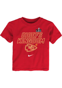 Nike Kansas City Chiefs Toddler Red SB LVIII Bound Local Short Sleeve T-Shirt