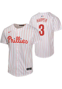Bryce Harper  Nike Philadelphia Phillies Youth White Home Game Jersey
