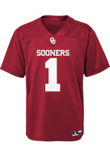 Oklahoma Sooners Youth Cardinal Replica Football Jersey