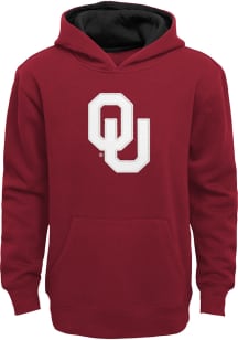 Oklahoma Sooners Youth Cardinal Prime Long Sleeve Hoodie