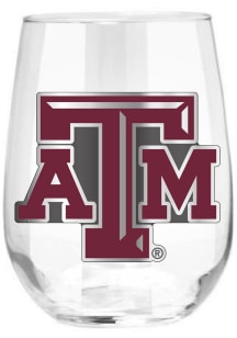 Texas A&amp;M Aggies 15oz Emblem Stemless Wine Glass