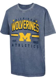 Boys Navy Blue Michigan Wolverines Sure Shot Vintage Short Sleeve T-Shirt