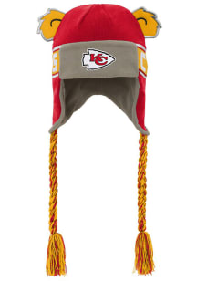 Kansas City Chiefs Red Wordmars Ears Trooper Youth Knit Hat