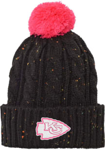 Kansas City Chiefs Black Pink Nep Yarn Cuff Youth Knit Hat