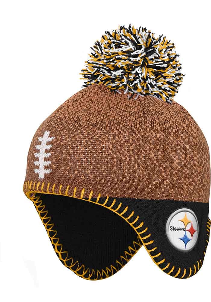 : NFL Pittsburgh Steelers Jacquard Knit Hat, Black