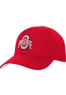 Ohio State Buckeyes Red Precurved Snap Youth Adjustable Hat