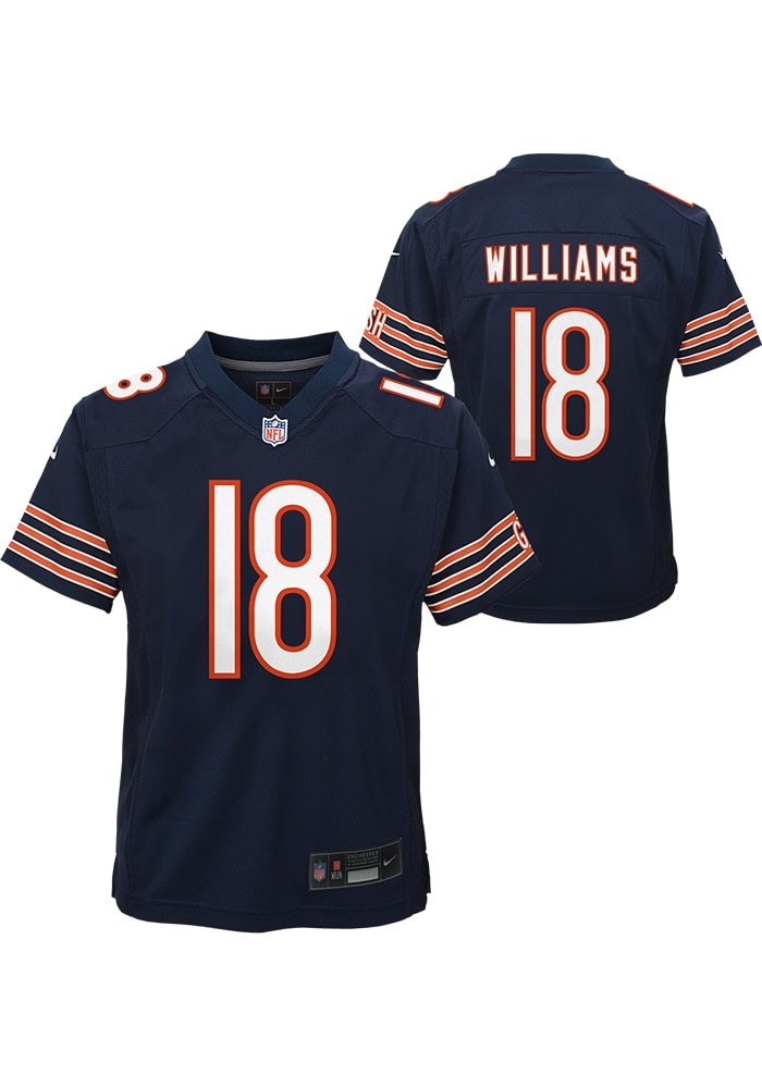 【US限定】NIKE Chicago Bears Caleb Williams Home Jersey Caleb Williams Chicago Bears Nike Men's Navy Game Replica