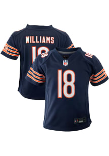 Caleb Williams Chicago Bears Youth Navy Blue Outer Stuff Replica Football Jersey