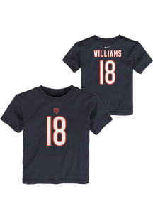 Caleb Williams Chicago Bears Toddler Navy Blue Player Pride NN Short Sleeve Player T Shirt