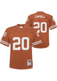 Earl Campbell Texas Longhorns Youth Burnt Orange Mitchell and Ness Replica Football Jersey