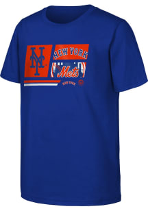 New York Mets Youth Blue Multi Hitter Short Sleeve T-Shirt