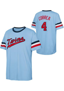 Carlos Correa Minnesota Twins Youth Light Blue Sublimnated NN Player Tee