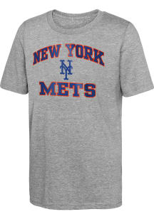 New York Mets Youth Blue Heart and Soul Short Sleeve Fashion T-Shirt