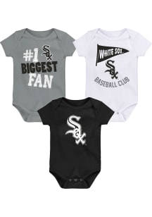Chicago White Sox Baby Black Fan Pennant One Piece