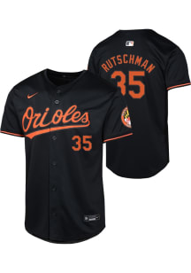 Adley Rutschman  Nike Baltimore Orioles Youth Black Alt Limited Jersey