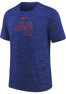 Nike New York Mets Youth Blue Practice Short Sleeve T-Shirt