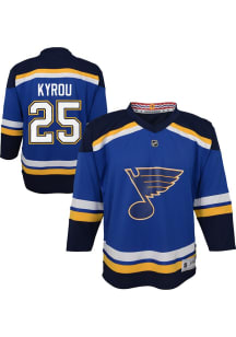 Jordan Kyrou  St Louis Blues Boys Blue Home Replica Hockey Jersey