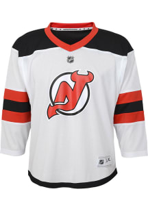 New Jersey Devils Youth White Replica Away Hockey Jersey