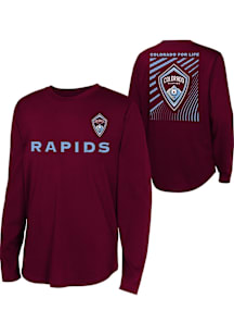 Colorado Rapids Youth Maroon Midfield Maestro Long Sleeve T-Shirt