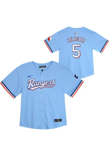 Corey Seager  Texas Rangers Baby Light Blue Alt. 1 Limited Blank Jersey Baseball Jersey