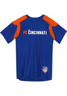 FC Cincinnati Boys Blue Wordmark Short Sleeve T-Shirt