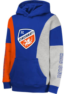 FC Cincinnati Youth Blue Ace In The Hole Long Sleeve Hoodie
