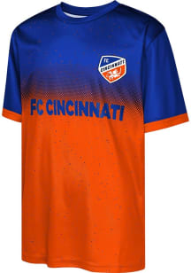 FC Cincinnati Youth Orange Stalwart Defender Short Sleeve T-Shirt