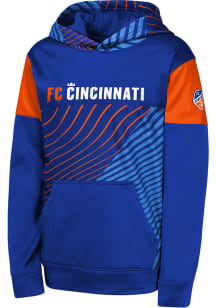 FC Cincinnati Youth Blue Unbeatable Long Sleeve Hoodie