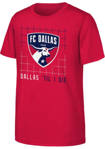 FC Dallas Youth Red In The Net Short Sleeve T-Shirt