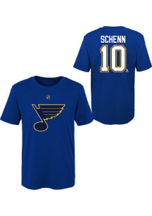 Brayden Schenn St Louis Blues Youth Blue NN Player Tee