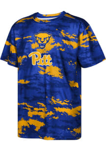 Youth Blue Pitt Panthers Scrimmage Short Sleeve T-Shirt