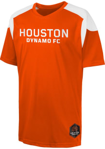 Houston Dynamo Youth Orange Wordmark Short Sleeve T-Shirt