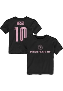 Lionel Messi Inter Miami CF Toddler Black NN Short Sleeve Player T Shirt