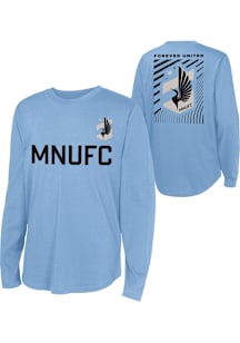 Minnesota United FC Youth Black Midfield Maestro Long Sleeve T-Shirt