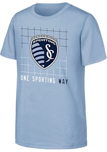 Sporting Kansas City Youth Light Blue In The Net Short Sleeve T-Shirt